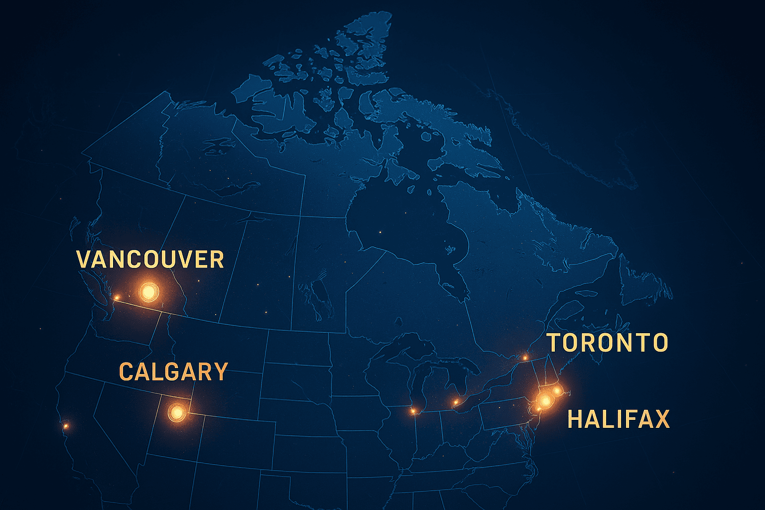 Canada Map Marketing