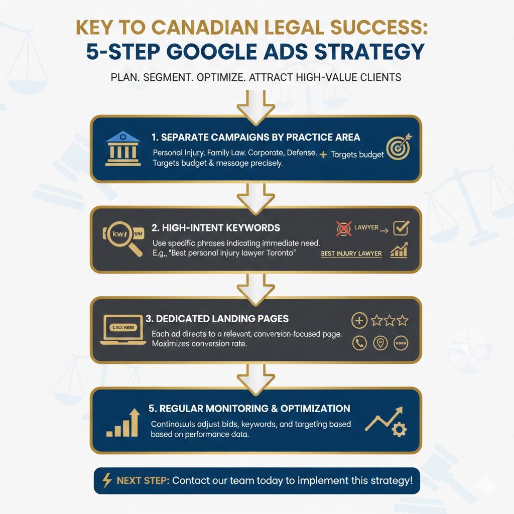 Best Google Ads Strategy for Lawyers in Canada
