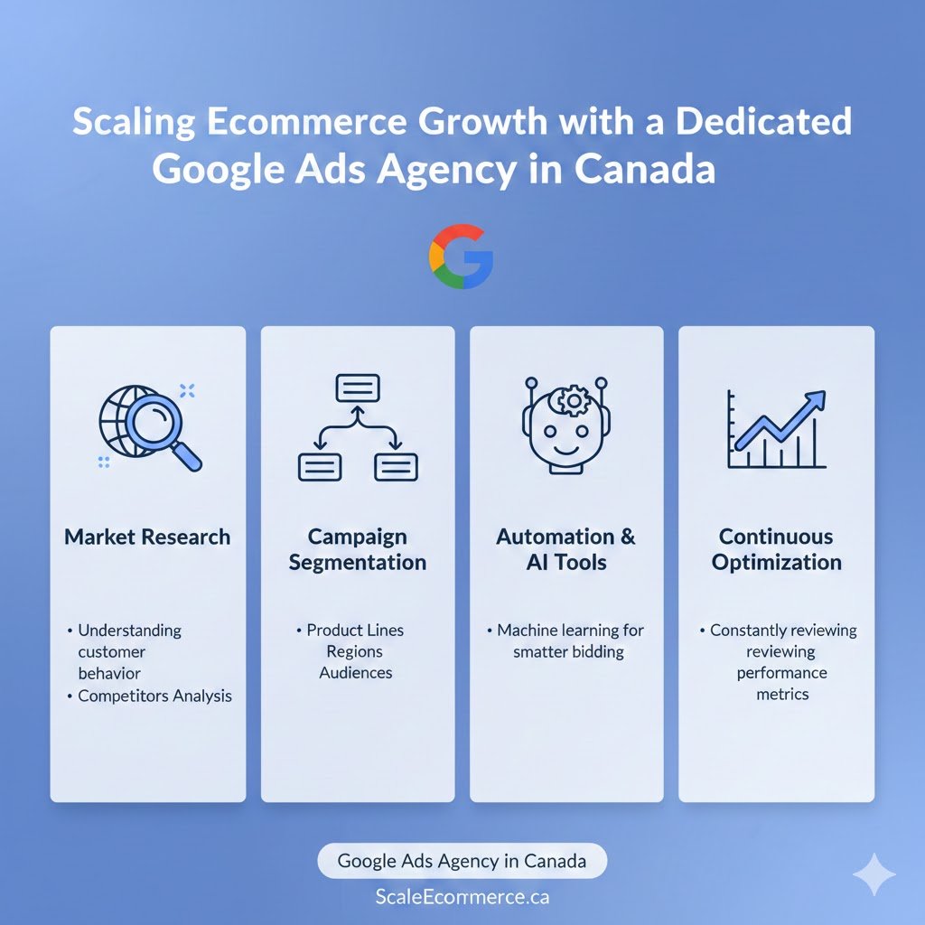 Scaling Ecommerce Growth with a Dedicated Google Ads Agency in Canada