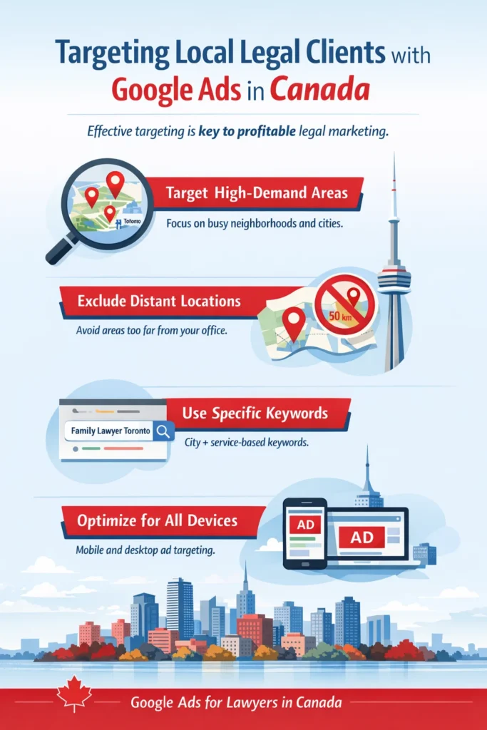 Targeting Local Legal Clients with Google Ads in Canada